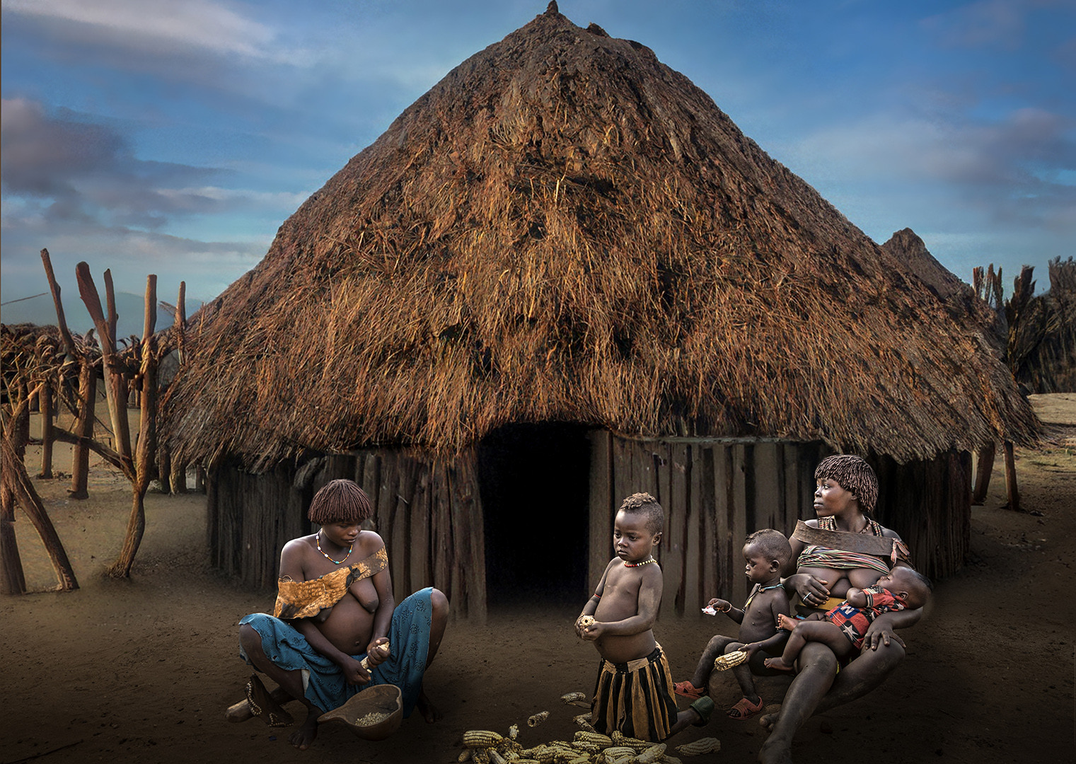 陈卫平《At dinner time》沙龙银牌